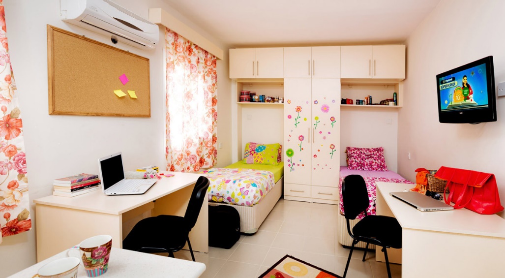 Student dormitories on the island of Northern Cyprus